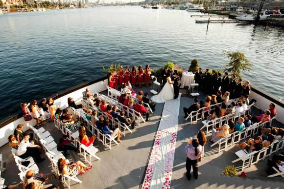 Wedding Party on the Bosphorus / Istanbul / Turkey